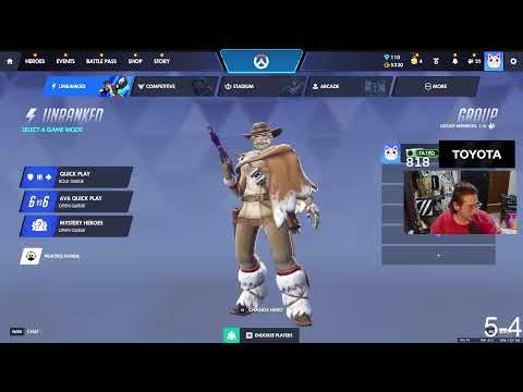 [OW] 新パッチでランクをぐいぐい上げてく配信