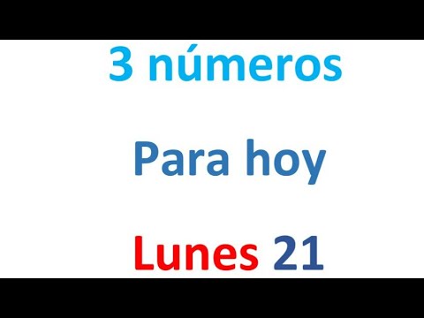 3 números para el Lunes 21 de Octubre, El campeón de los números