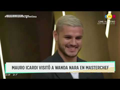 Mauro Icardi visitó a Wanda Nara en Masterchef ? DPZT ? 11-04-23