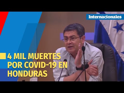 Honduras roza 4 mil muertos y presidente denuncia acaparamiento de vacunas
