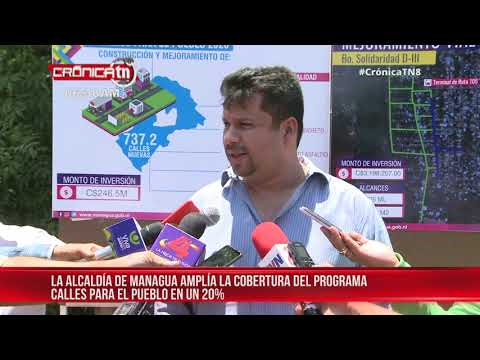 Alcaldía realizará más calles en Managua – Nicaragua