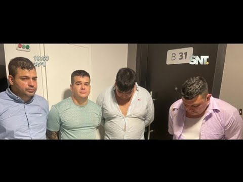 Allanamiento y cuatro colombianos detenidos
