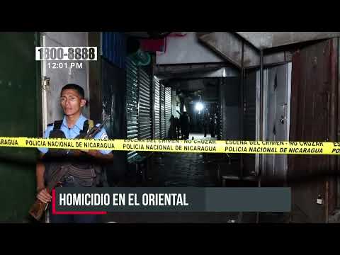 Muere al recibir tres disparos en el Mercado Oriental en Managua -  Nicaragua