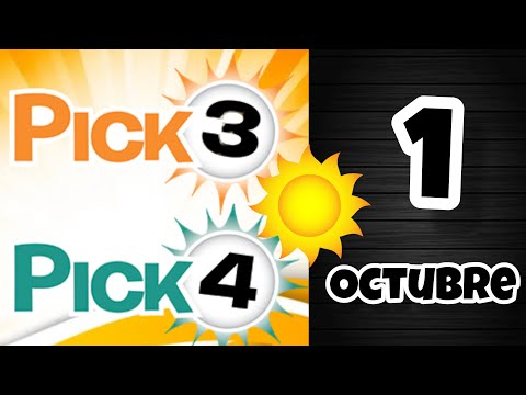 Resultado PICK 3 Y PICK 4 DIA Martes 1 de Octubre de 2024