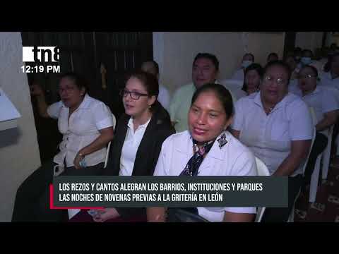 Noches de Novenas en León: Rezos y Cantos en barrios e instituciones - Nicaragua
