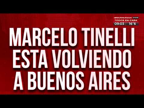 Marcelo Tinelli vuelve a Buenos Aires en plena cuarentena