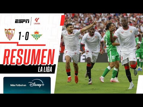 CON GOL DE PENAL, LOS BLAQUIRROJOS GANARON EL DERBI ANTE EL VERDIBLANCO | Sevilla 1-0 Betis |RESUMEN