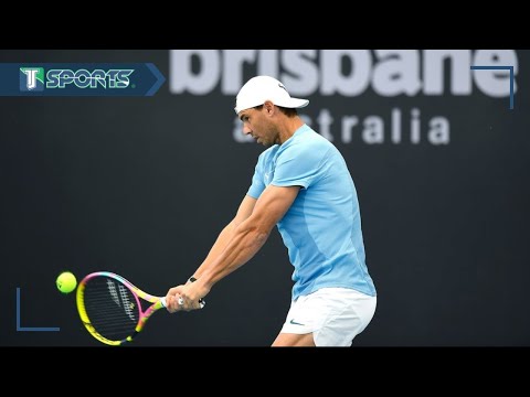 Rafael Nadal ENTRENANDO para su REGRESO a las CANCHAS en Brisbane