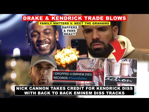 Drake and Kendrick Trade BLOWS Back-to-Back: Family Matters v Meet The Grahams: Rappers & Fans React