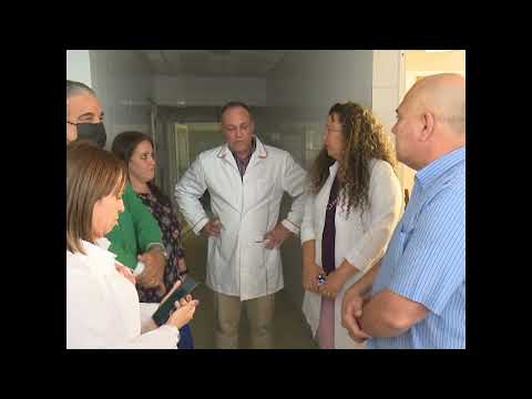 Visita Roberto Morales Ojeda Hospital Pediátrico y centros deportivos de Cienfuegos
