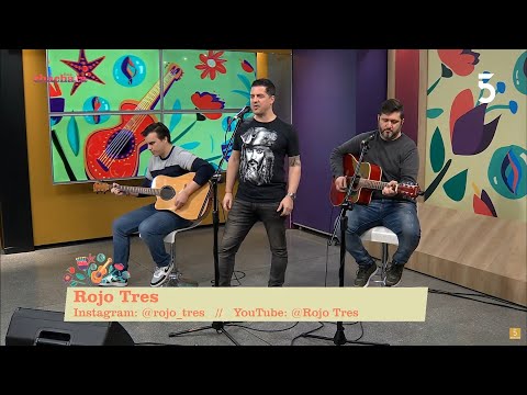 La banda Rojo Tres tocó en vivo anticipando su próximo show homenaje a los 40 años de Los Estómagos