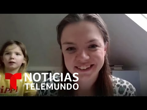 Experta de salud es interrumpida en plena entrevista por su pequeña hija | Noticias Telemundo