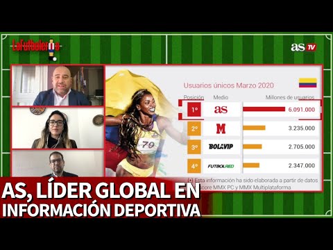 Así se comentó en 'La Futbolería' el liderato mundial de As en los medios deportivos en español