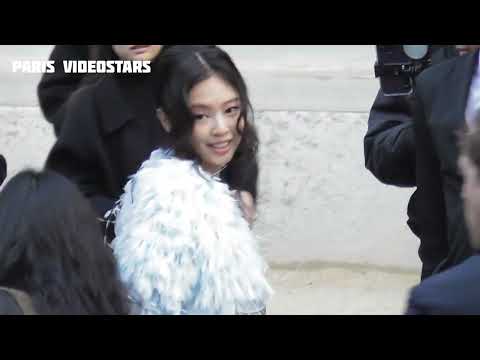 Jennie BLACKPINK arrival @ Paris show Chanel 28 january 2025 Fashion Week