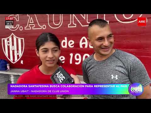 Janna tiene 12 años y busca representar a Argentina en Perú haciendo lo que ama: nadar