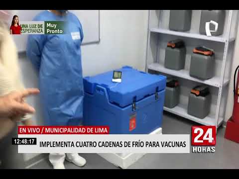 Municipalidad de Lima implementa locales de cadena de frío para vacunas