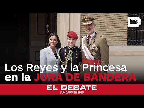 Los Reyes y la Princesa, en la jura de bandera de Don Felipe por el 40 aniversario de su promoción