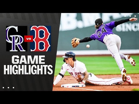 Rockies vs. Red Sox Game Highlights (7/9/25) | MLB Highlights