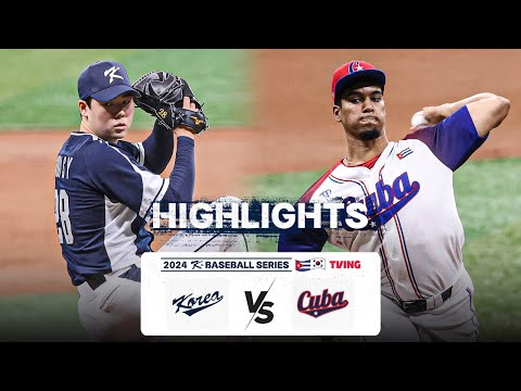 [쿠바 평가전 하이라이트] 11.02 한국 vs 쿠바 | 2차전 | 2024 K-BASEBALL SERIES with TVING | 야구