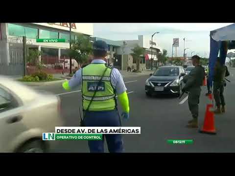 Se lleva a cabo un operativo de control en la avenida Las Américas
