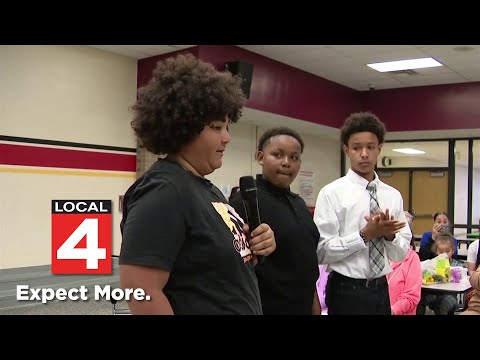 3 Algonquin Middle School students credited with saving man's life
