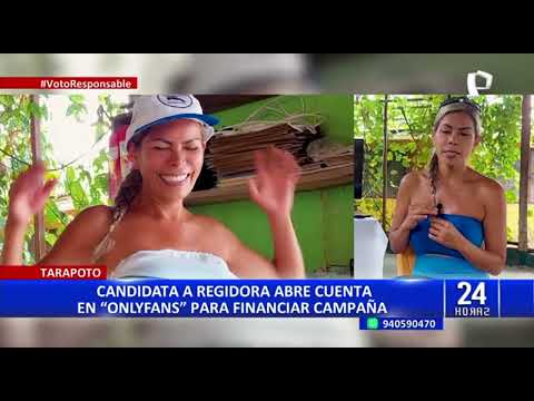 Tarapoto: candidata financia su campaña con cuenta en Only fans