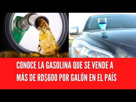 CONOCE LA GASOLINA QUE SE VENDE A MÁS DE RD$600 POR GALÓN EN EL PAÍS