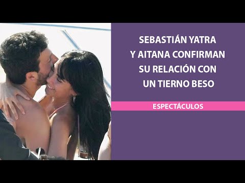 Sebastián Yatra y Aitana confirman su relación con un tierno beso