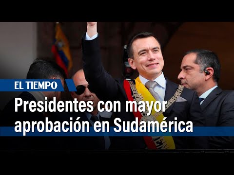 Estos son los presidentes con mayor aprobación en Sudamérica: ¿cómo le fue a Petro? | El Tiempo