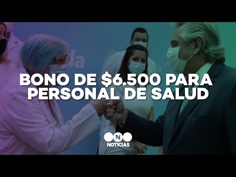 PERSONAL DE SALUD RECIBIRÁ un BONO de $6.500 durante TRES MESES - Telefe Noticias