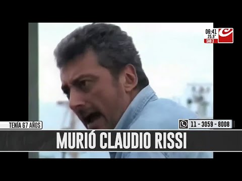 Se nos fue Borges... tristeza por la muerte del actor Claudio Rissi