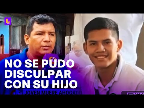 No pudo disculparse con su hijo antes de que este muriera: Pienso que con ese resentimiento se fue