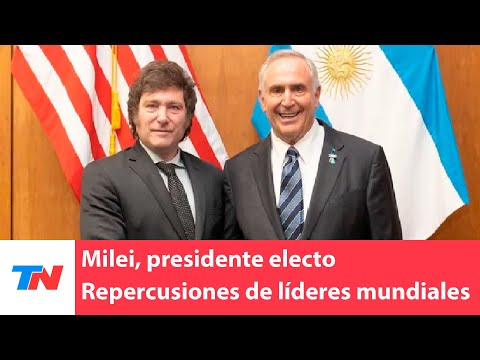 Milei es presidente electo I Las repercusiones de los líderes internacionales