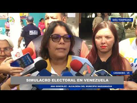 Continúa Simulacro electoral en Venezuela edo. Carabobo - 30Jun