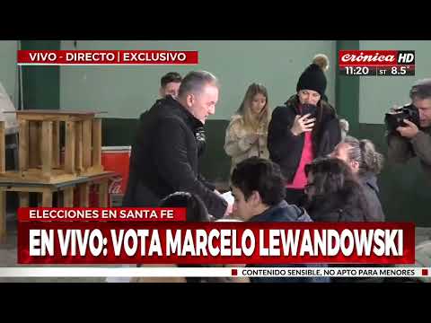 PASO en Santa Fe 2023: votó Marcelo Lewandowski