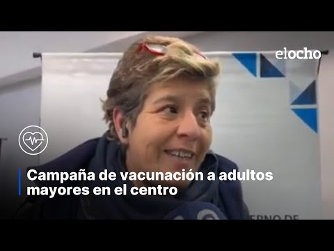 CAMPAÑA DE VACUNACIÓN A ADULTOS MAYORES EN EL CENTRO