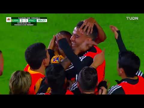 Gol de Luis Quiñones | Tigres 3-1 Pachuca | Liga BBVA MX - Clausura 2023 - Jornada 2