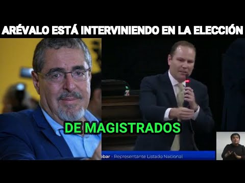 ALVARO ARZÚ AFIRMA QUE HAY INJERENCIA EN LA ELECCIÓN DE MAGISTRADOS POR PARTE DE ARÉVALO, GUATEMALA.