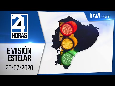 Noticias Ecuador: Noticiero 24 Horas, 29/07/2020 (Emisión Estelar)
