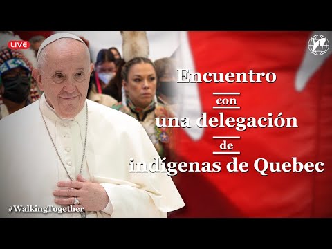 Papa Francisco en Canadá | Encuentro con una delegación de pueblos indígenas | 29 de julio de 2022