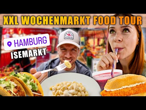 Alles essen auf hamburgs bekanntesten & größten Wochenmarkt (Isemarkt)