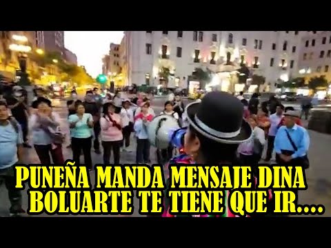 ASI FUE LA MANIFESTACIONES DESDE LA PLAZA SAN MARTIN CONTRA DINA BOLUARTE ...