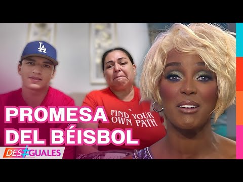 Amara La Negra se conmueve con la mamá y el joven talento que firmó con los Dodgers | Desiguales