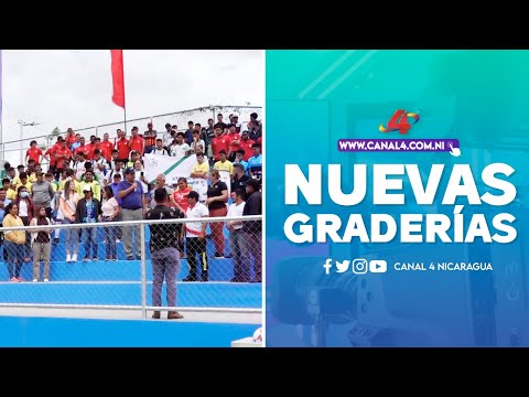 Gobierno Sandinista inaugura graderías del estadio de fútbol de Matagalpa