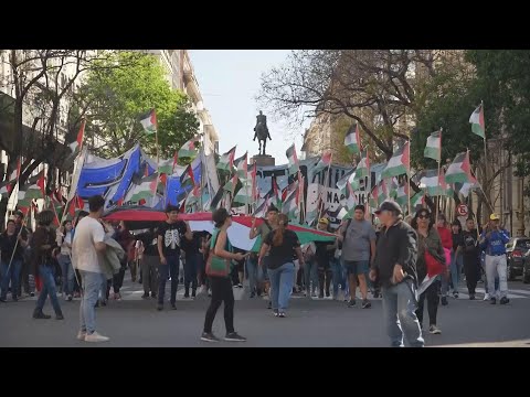 Thousands attend pro-Palestinian rally in Buenos Aires