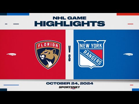 NHL Highlights | Panthers vs. Rangers - October 24, 2024