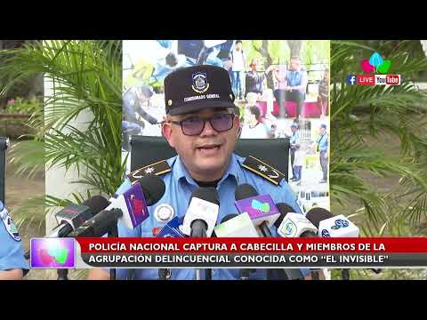 Policia Nacional Captura a Cabecilla y Miembros de la Agrupación Delincuencial El Invisible