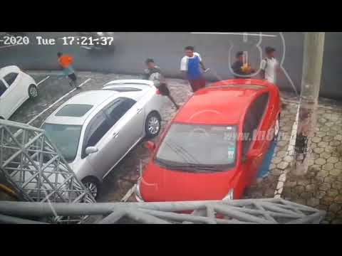 Delincuentes se roban retrovisores de vehículos estacionados en Altamira - Nicaragua