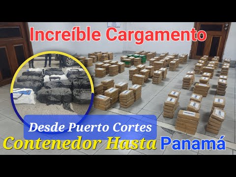 Decomisan en Panamá Media Tonelada de Coquein en Contenedor Procedente de Honduras!
