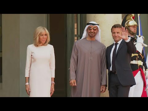 Macron reçoit le président des Emirats arabes unis à l'Elysée | AFP Images